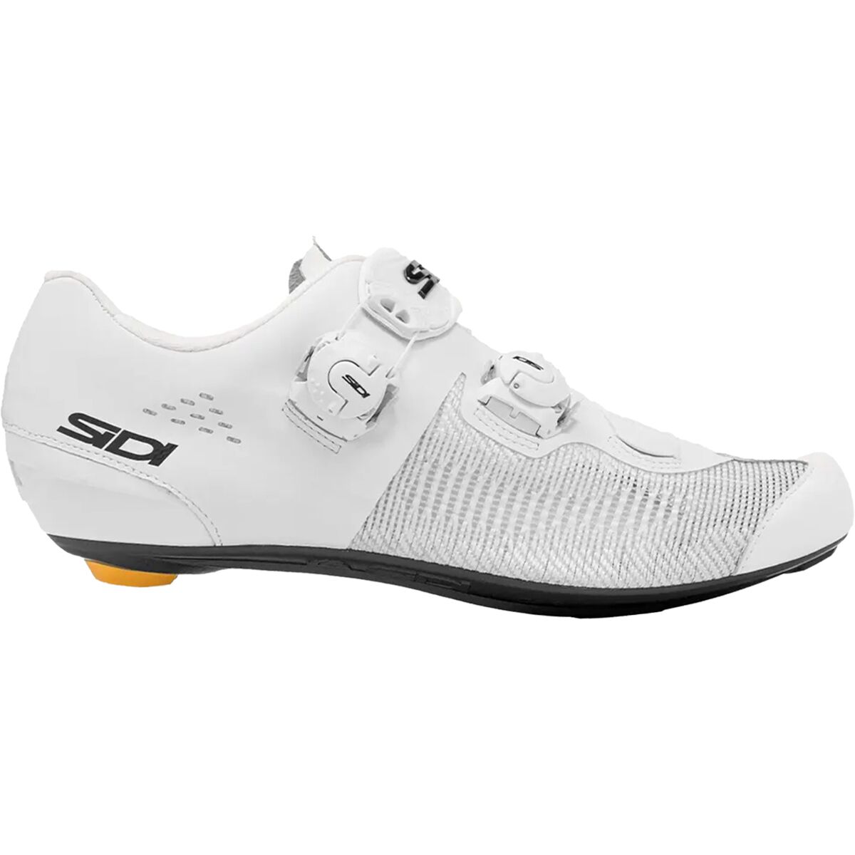 Sidi Men's Genius 10 Knit Road Shoe in White - Size: 40.5