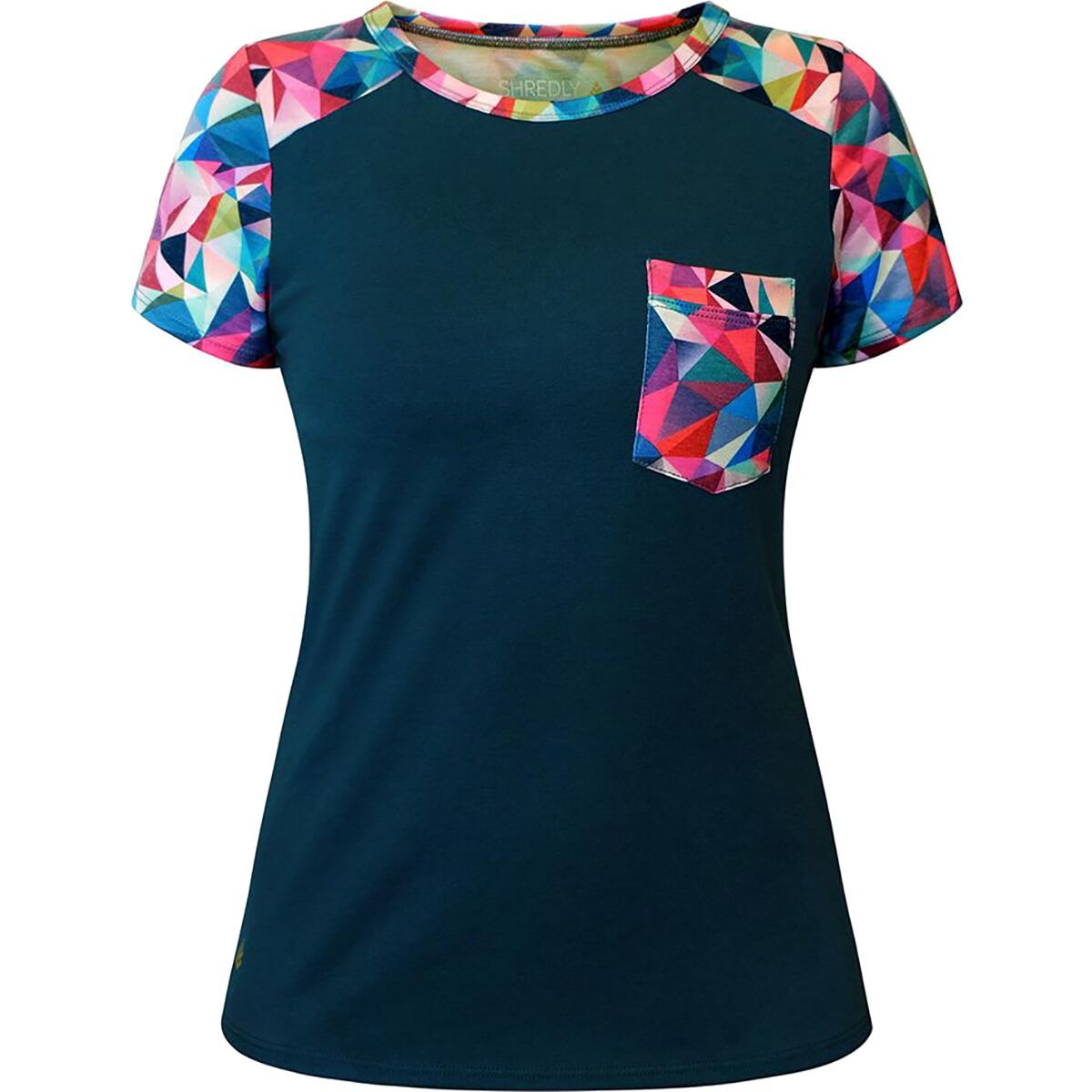 SHREDLY Women's the POCKET TEE jersey in Terracotta - Size: Small