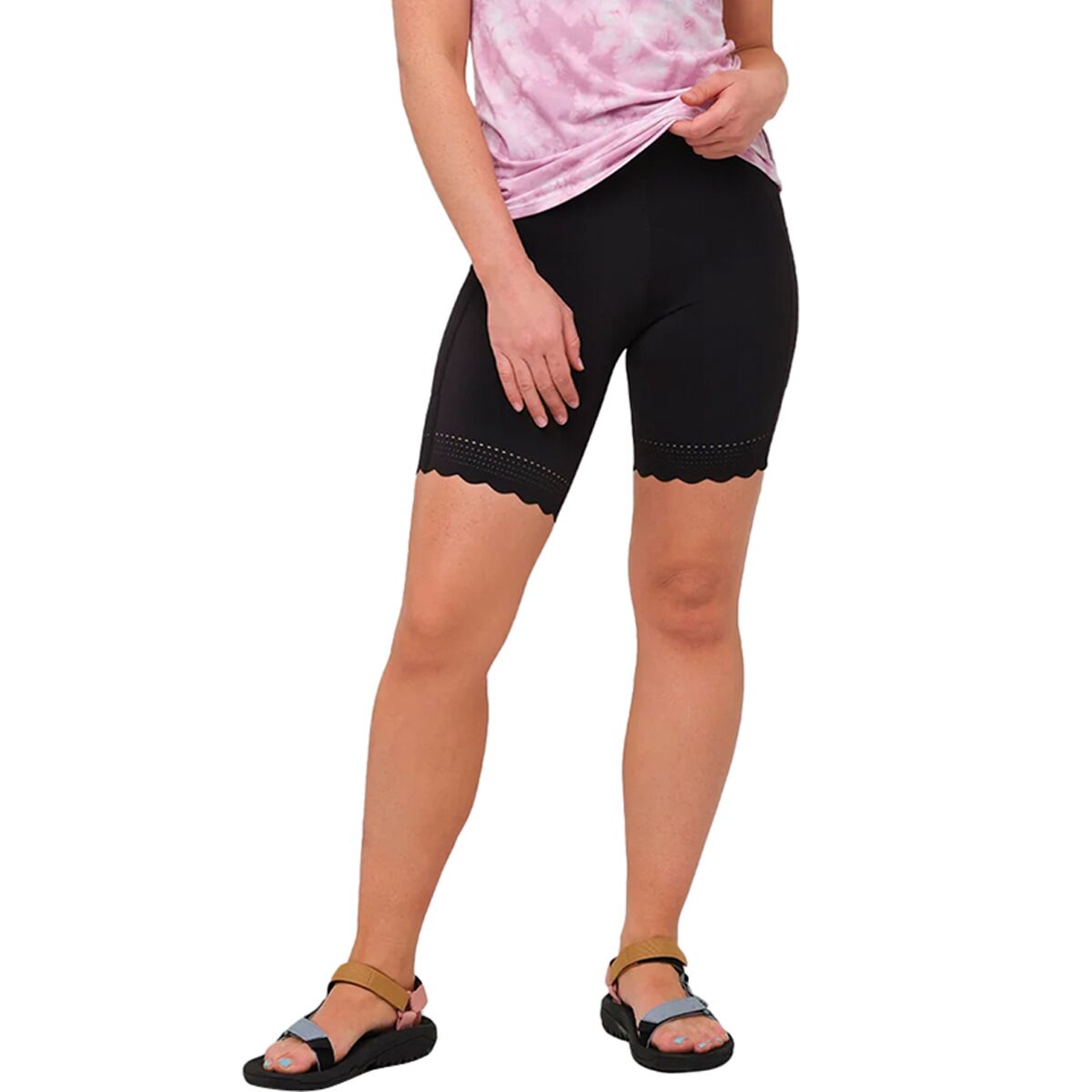 SHREDLY Women's Biker Short in Noir - Size: XS