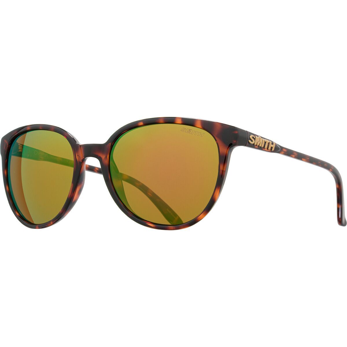 Smith Women's Cheetah Polarized Sunglasses in Black / Polar Gray Green