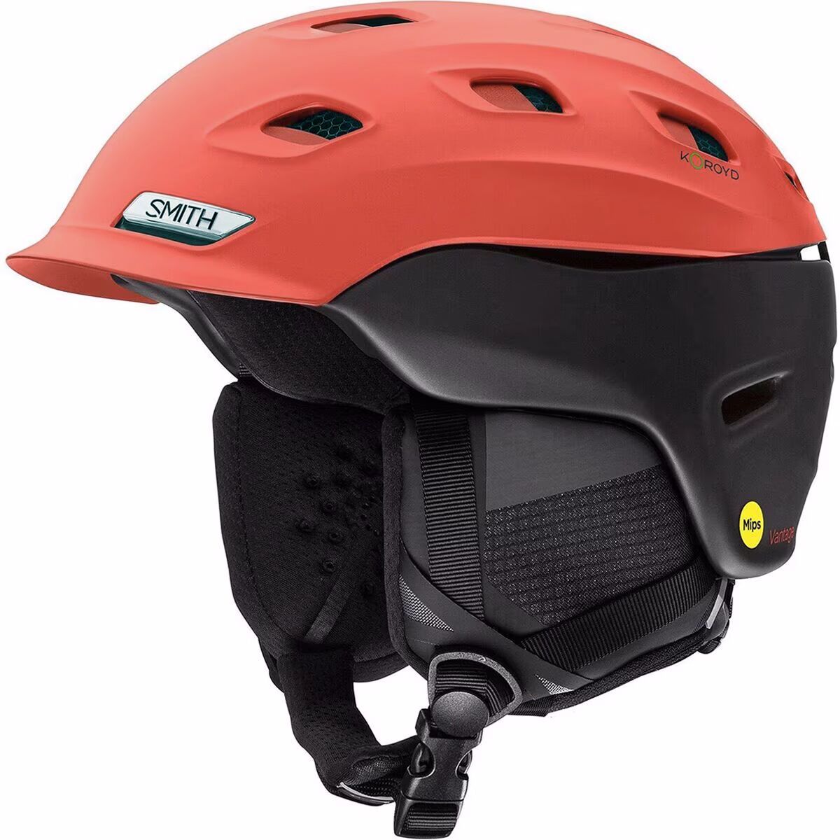 Smith Vantage Mips Helmet in Matte Poppy / Black - Size: Small