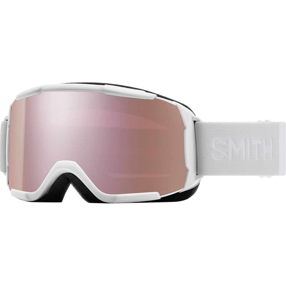 Smith Showcase ChromaPop OTG Goggles in Everyday Rose Gold Mirror / White Vapor