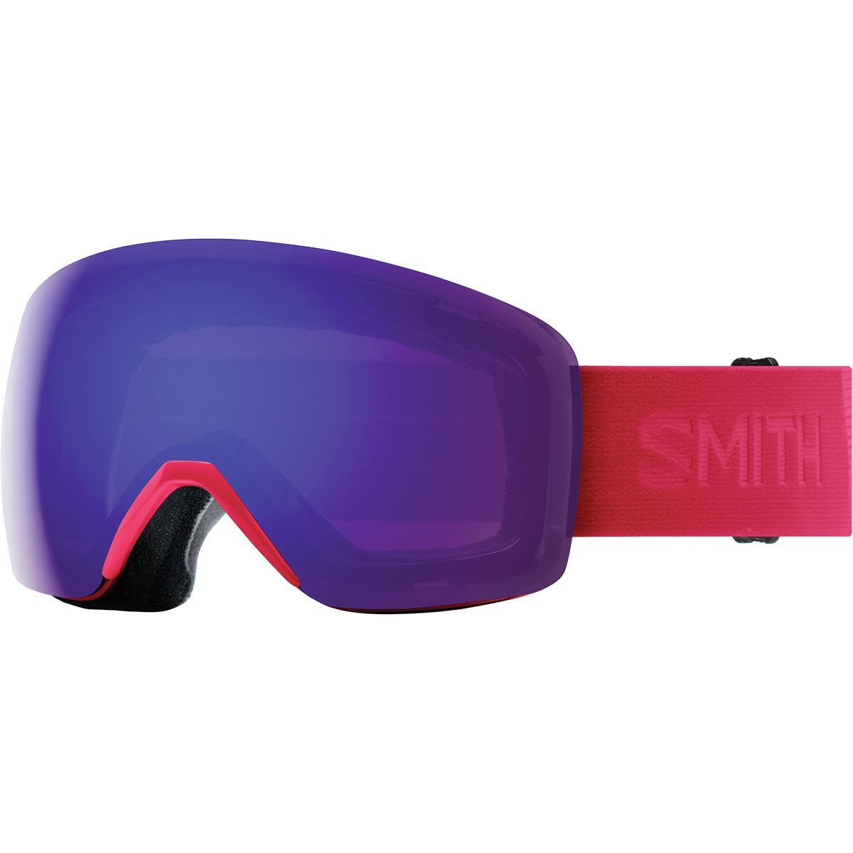 Smith Skyline ChromaPop Goggles in Fuschia Oversized Shapes