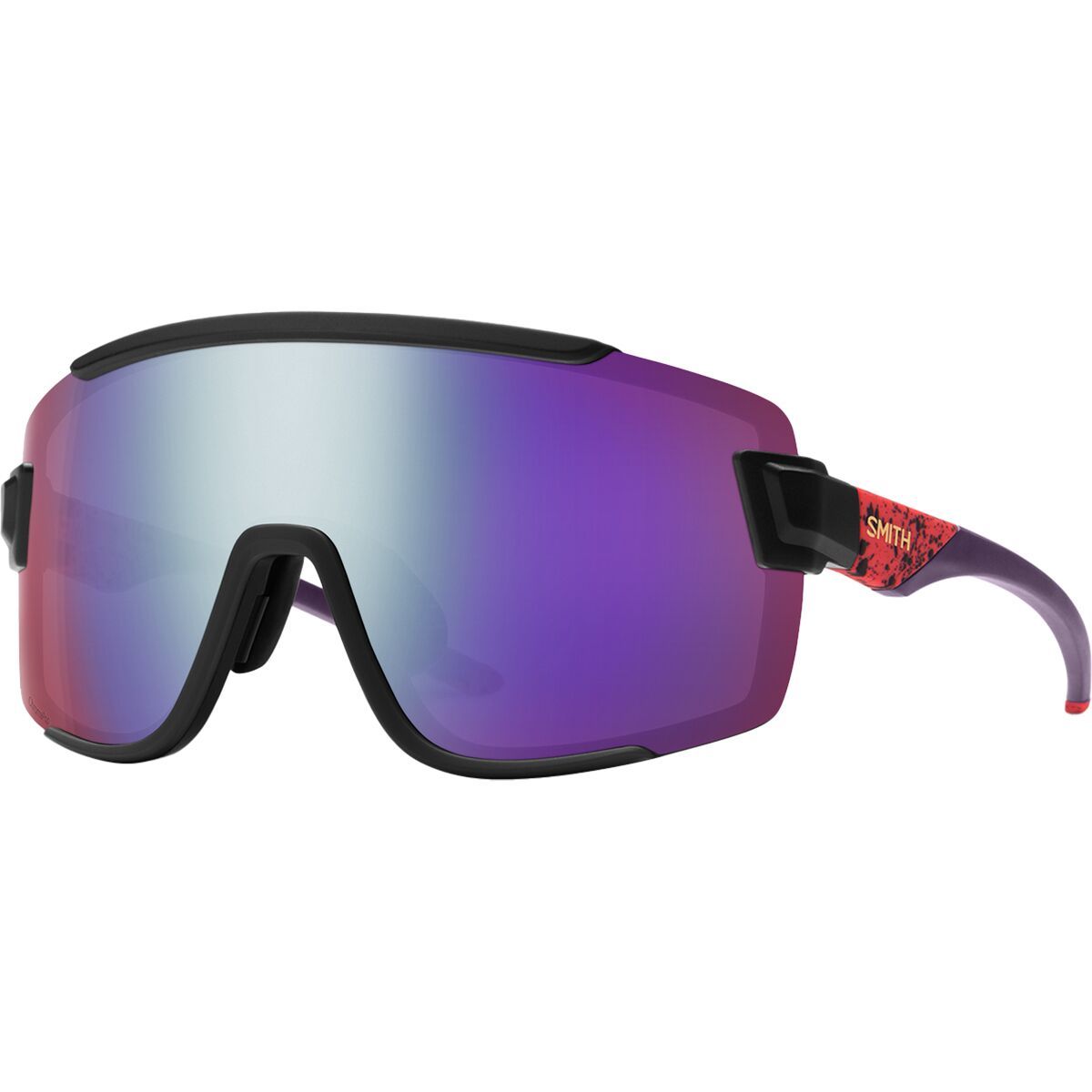 Smith Wildcat ChromaPop Sunglasses in White / ChromaPop Red Mirror