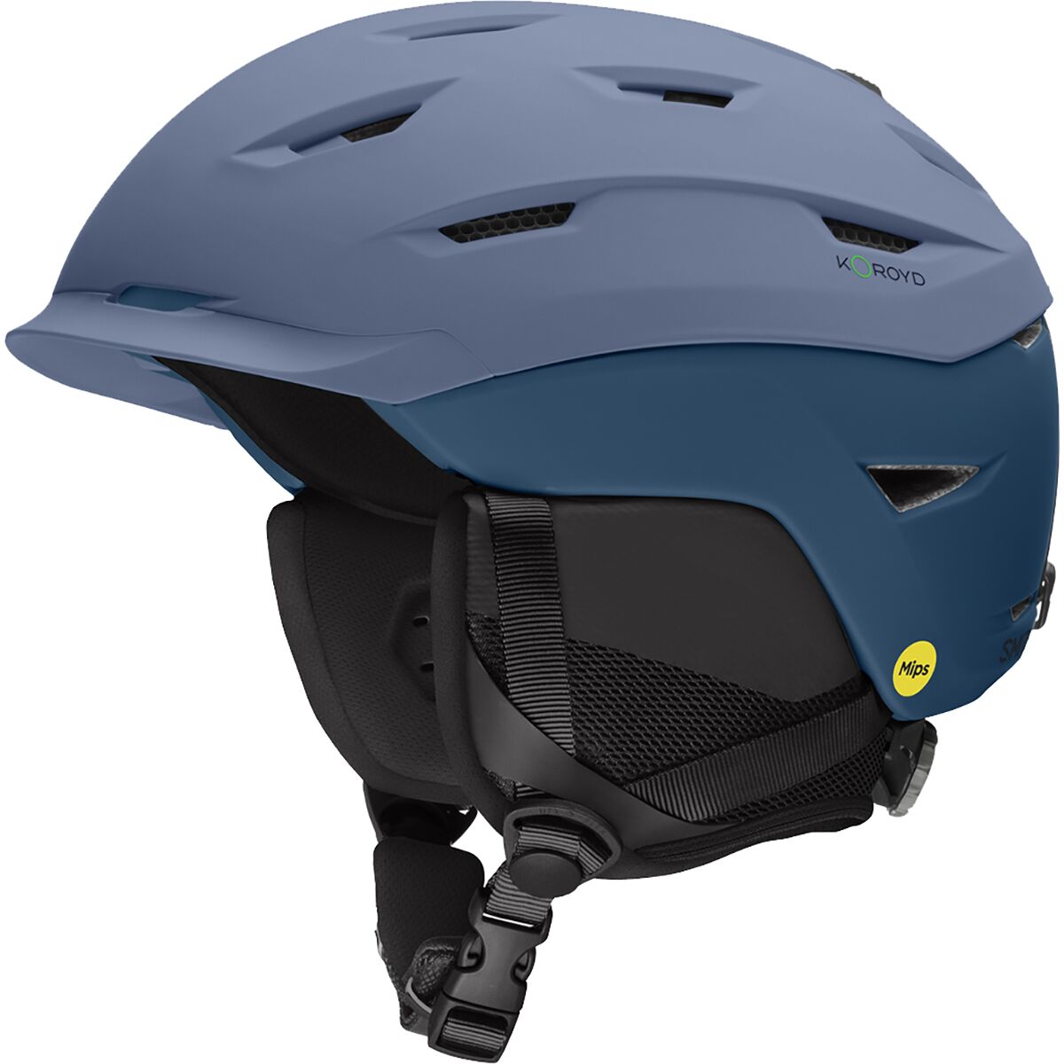 Smith Level Mips Helmet in Matte Granite Blue / Mediterranean - Size: Small