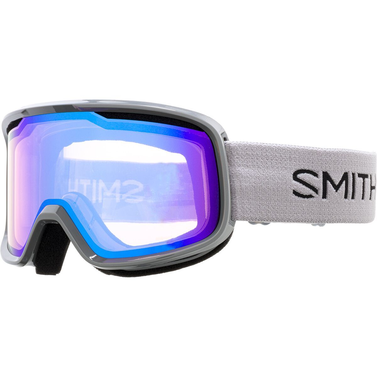 Smith Frontier Low Bridge Fit Goggles in Black / Red Sol