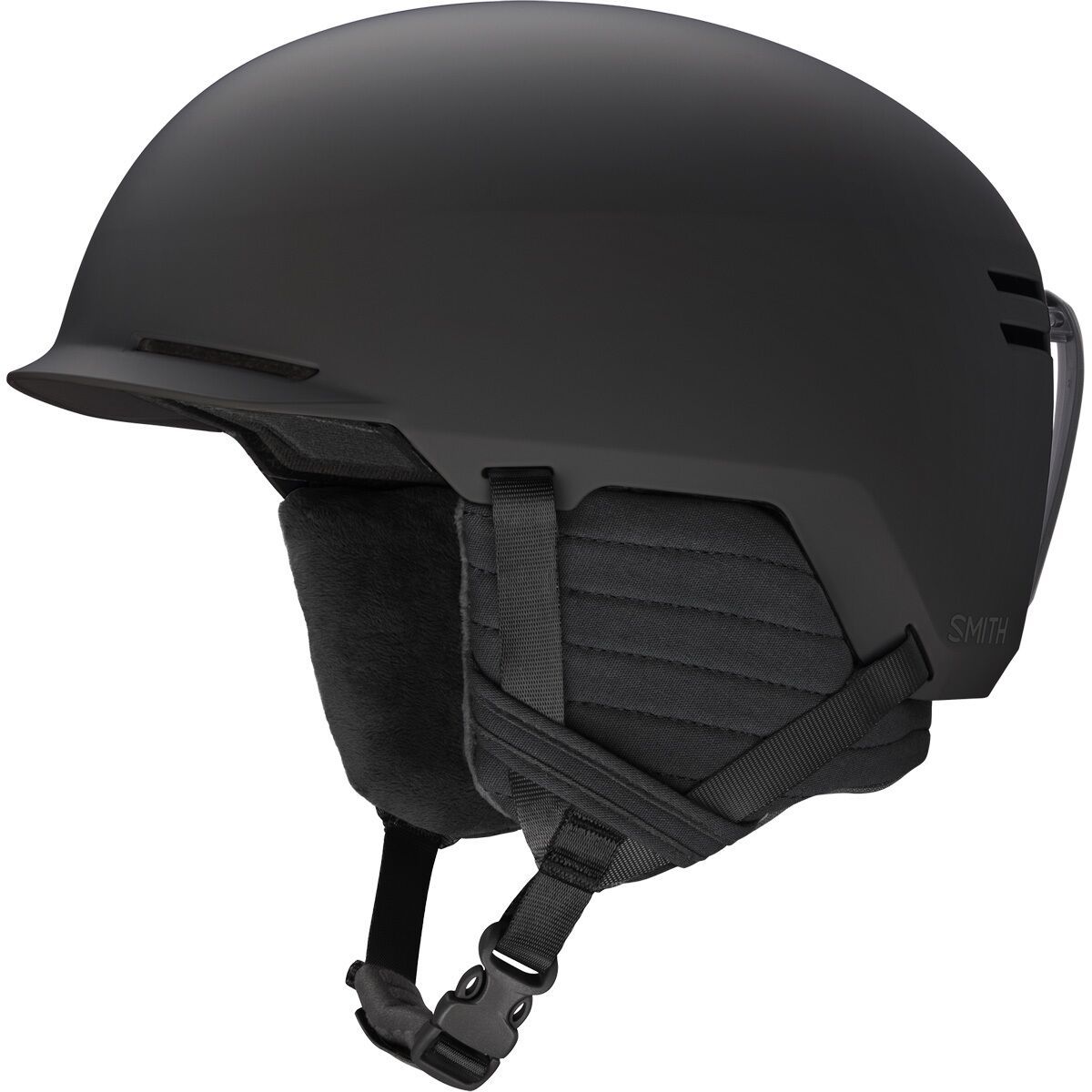 Smith Scout Round Contour Fit Helmet in Matte Black - Size: Large