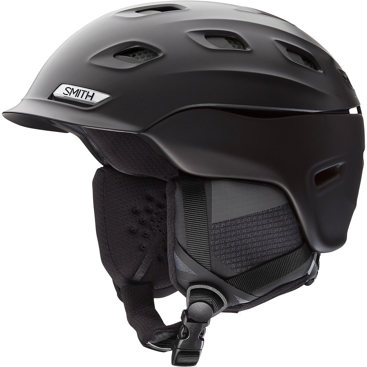 Smith Vantage Round Contour Fit Helmet in Matte Black - Size: Large