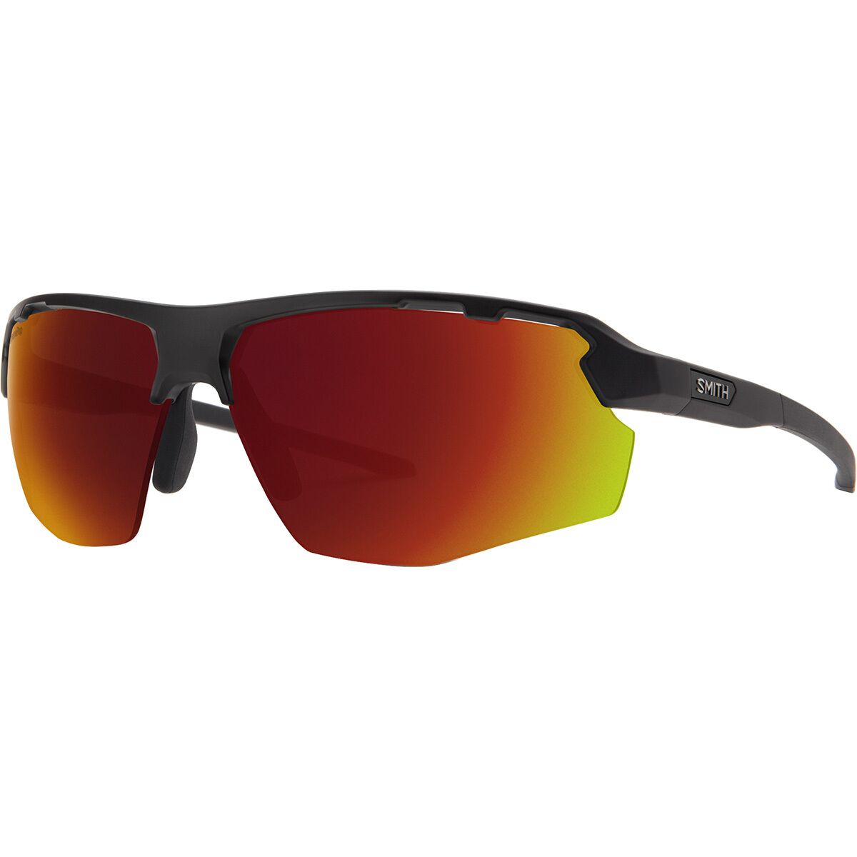 Smith Resolve ChromaPop Sunglasses in Matte Black / ChromaPop Red Mirror