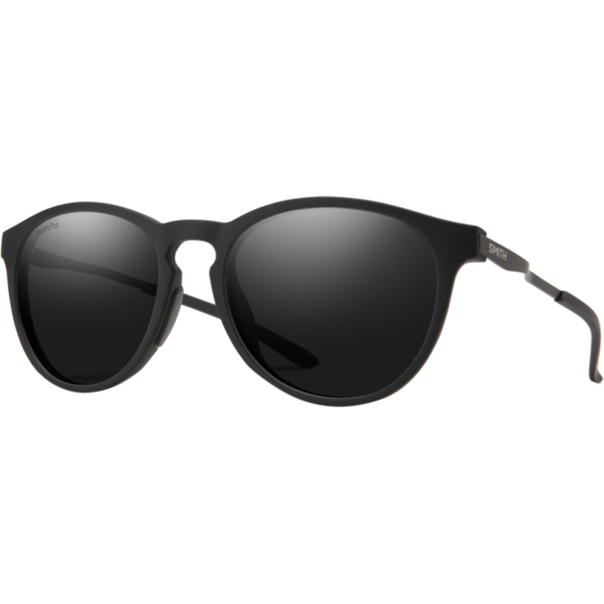 Smith Wander ChromaPop Polarized Sunglasses in Matte Black / ChromaPop Polarized Black