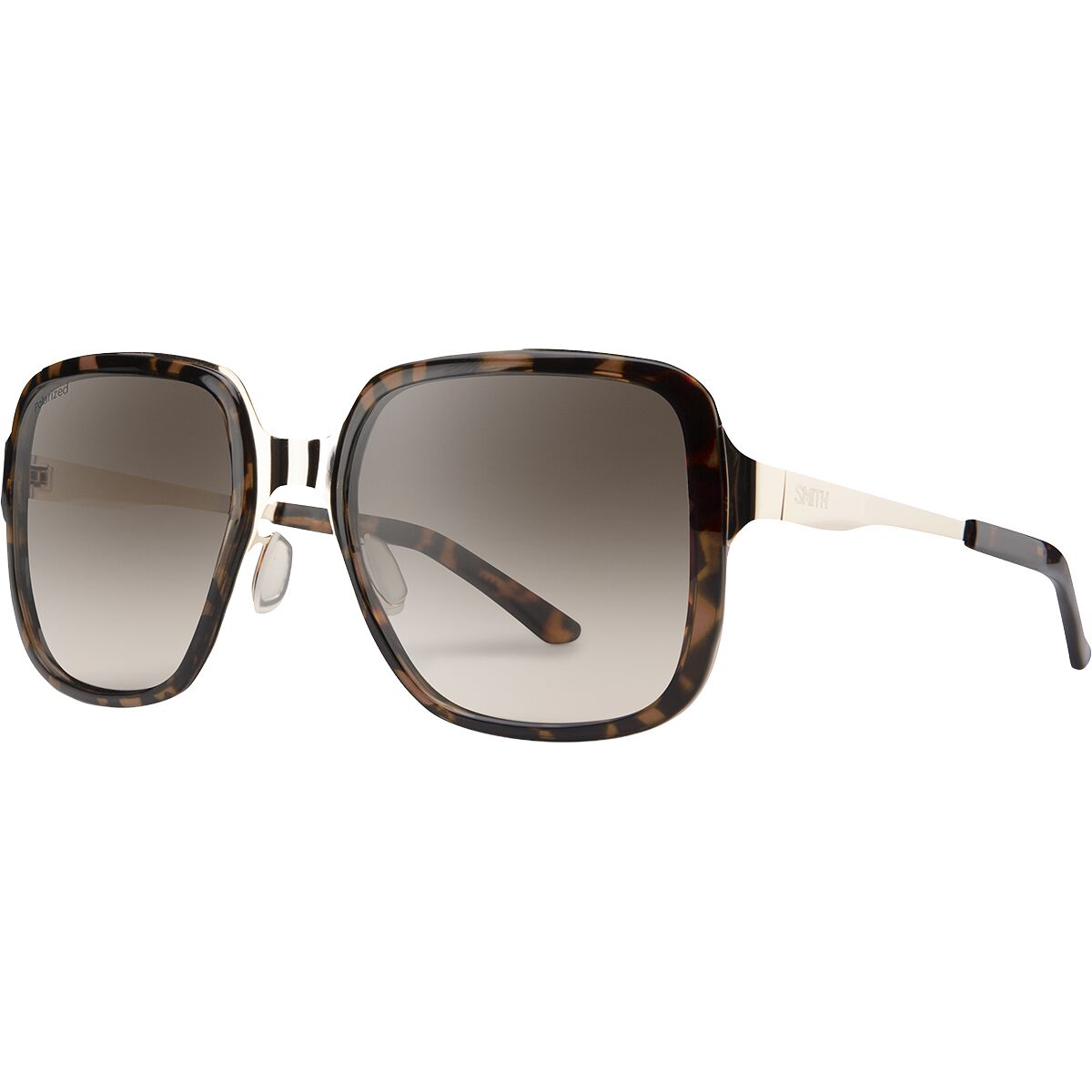 Smith Aveline Polarized Sunglasses in Tortoise / Polar Brown Grandient