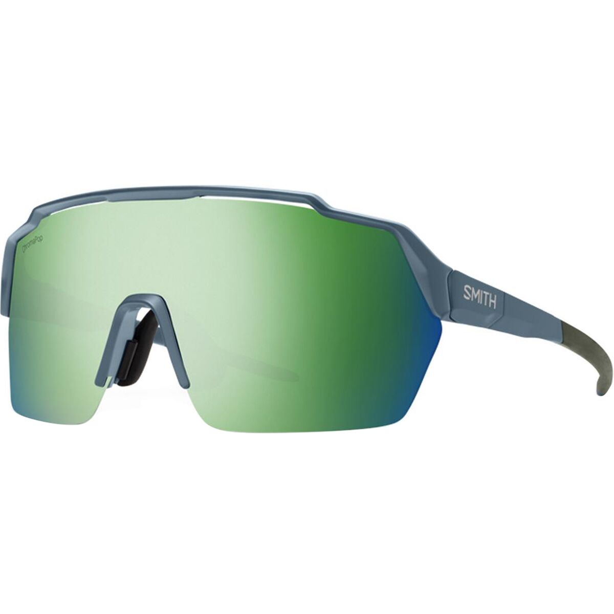 Smith Shift Split MAG ChromaPop Sunglasses in Moss in ChromaPop Green Mirror