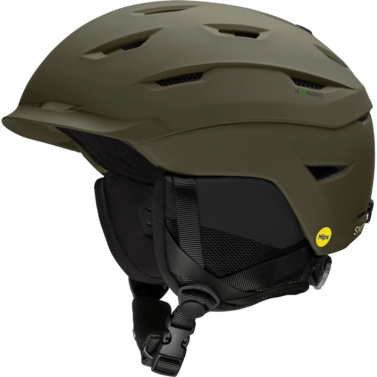 Smith Level Mips Round Contour Fit Helmet in Matte Forest - Size: Small