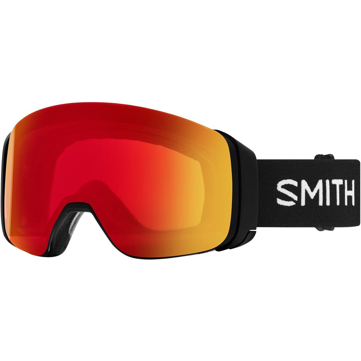 Smith 4D MAG ChromaPop Goggles + Extra Lens in Black / ChromaPop Photochromic Red