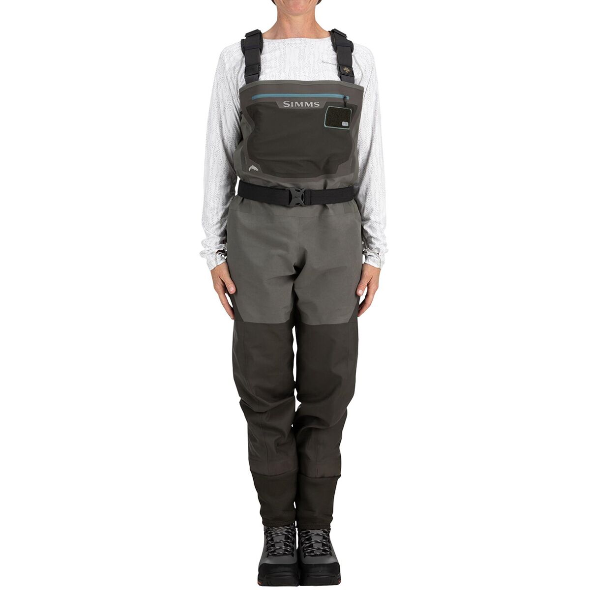 Simms Simms Women's G3 Guide Stockingfoot Wader in Gunmetal - Size: Large - $487.50 at Steep and Cheap