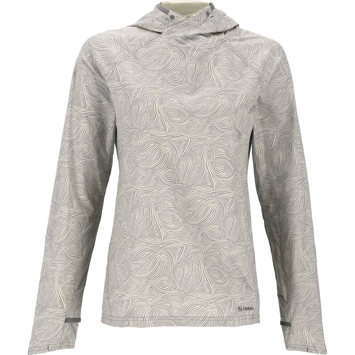 Simms Simms Women's Solarflex Hoodie in Swirl Shale - Size: Small - $42.50 at SteepandCheap.com