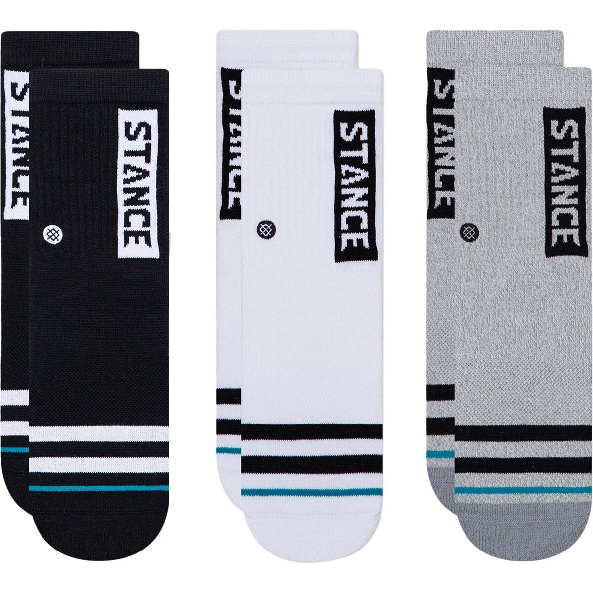 Stance OG ST Pack Staple Sock - 3-Pack - Kids' in Multi - Size: Small