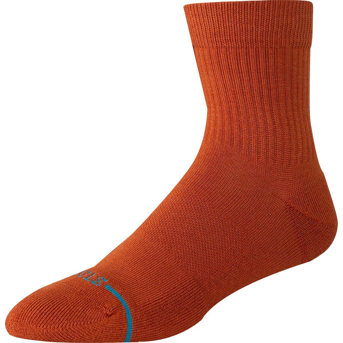 Stance Icon Quarter Sock in Orange - Size: Large