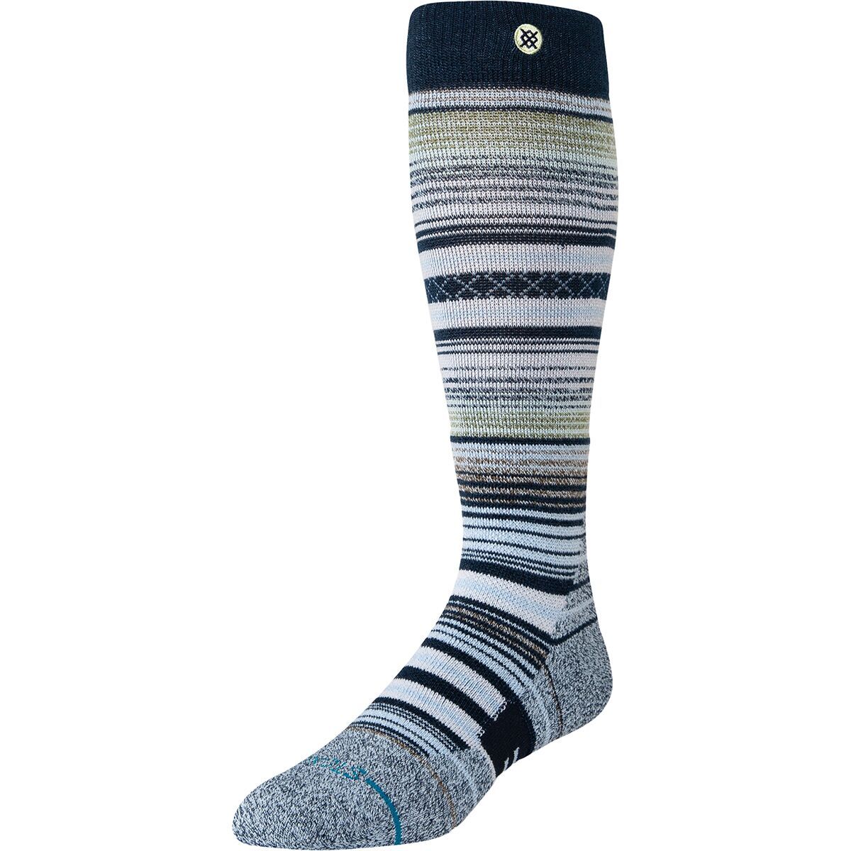 Stance Curren Snow Sock in Navy - Size: Medium