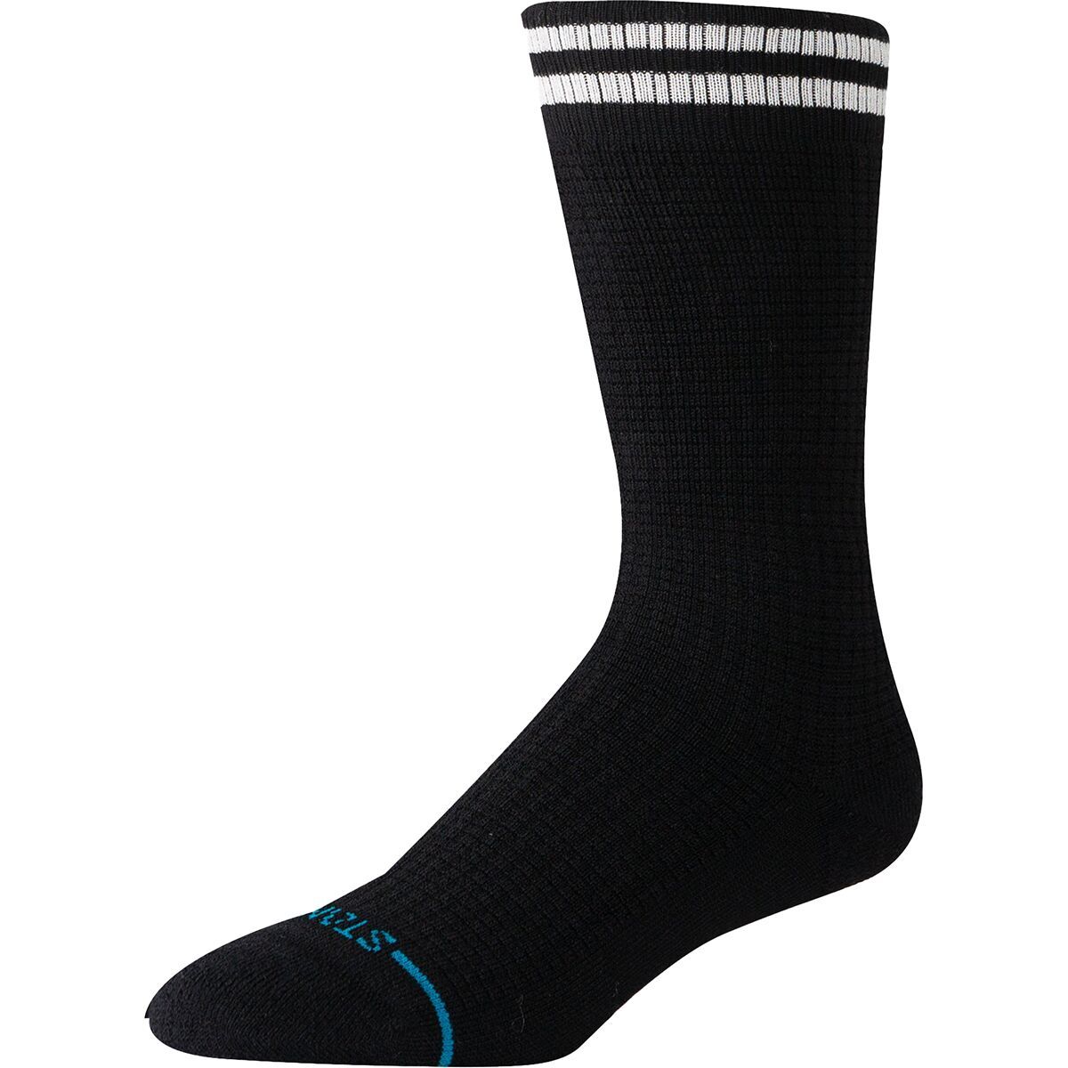 Stance Women's Waffles N Butter Blend Crew Sock in Black - Size: Medium