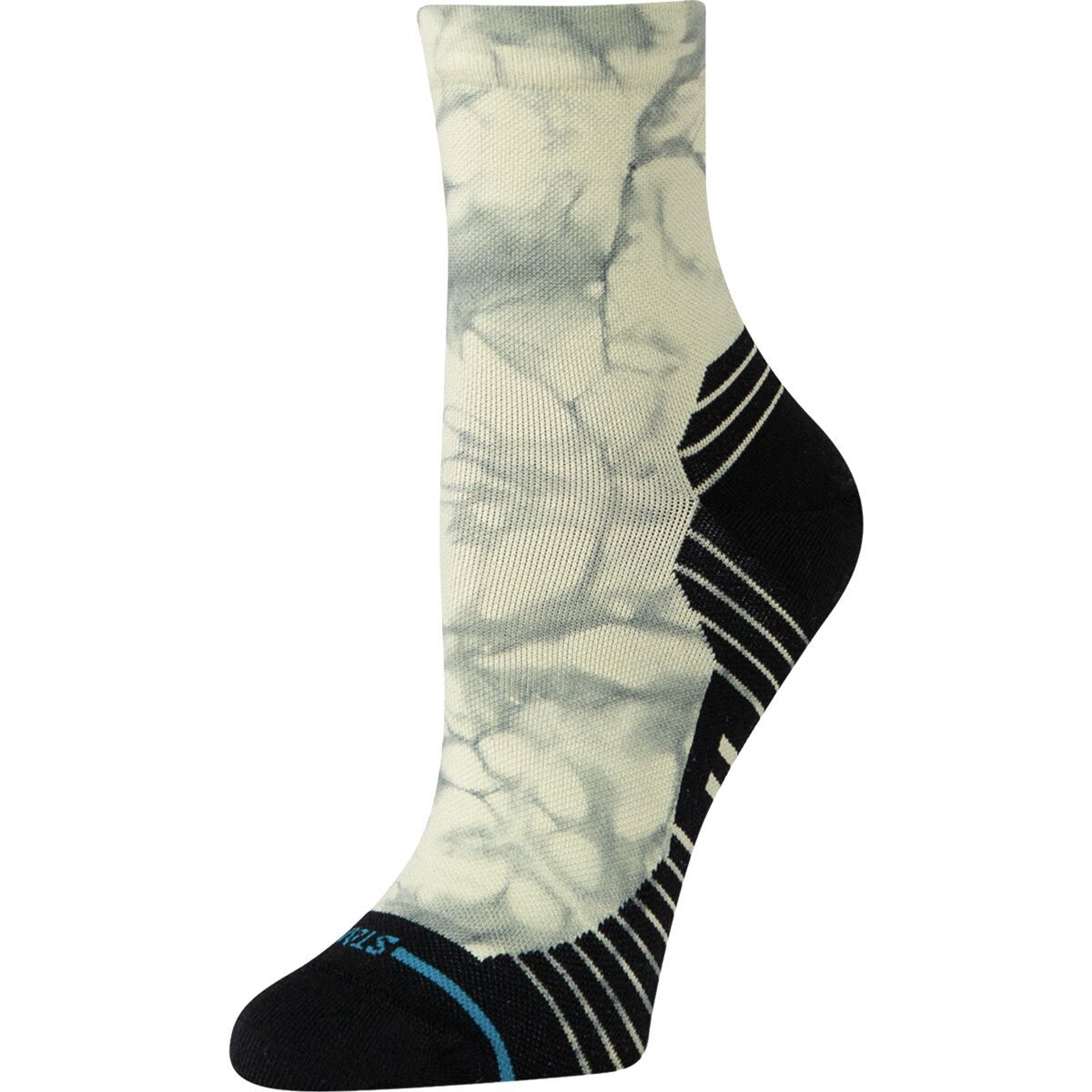 Stance Seascape Performance Quarter Sock in Blue Dye - Size: Small