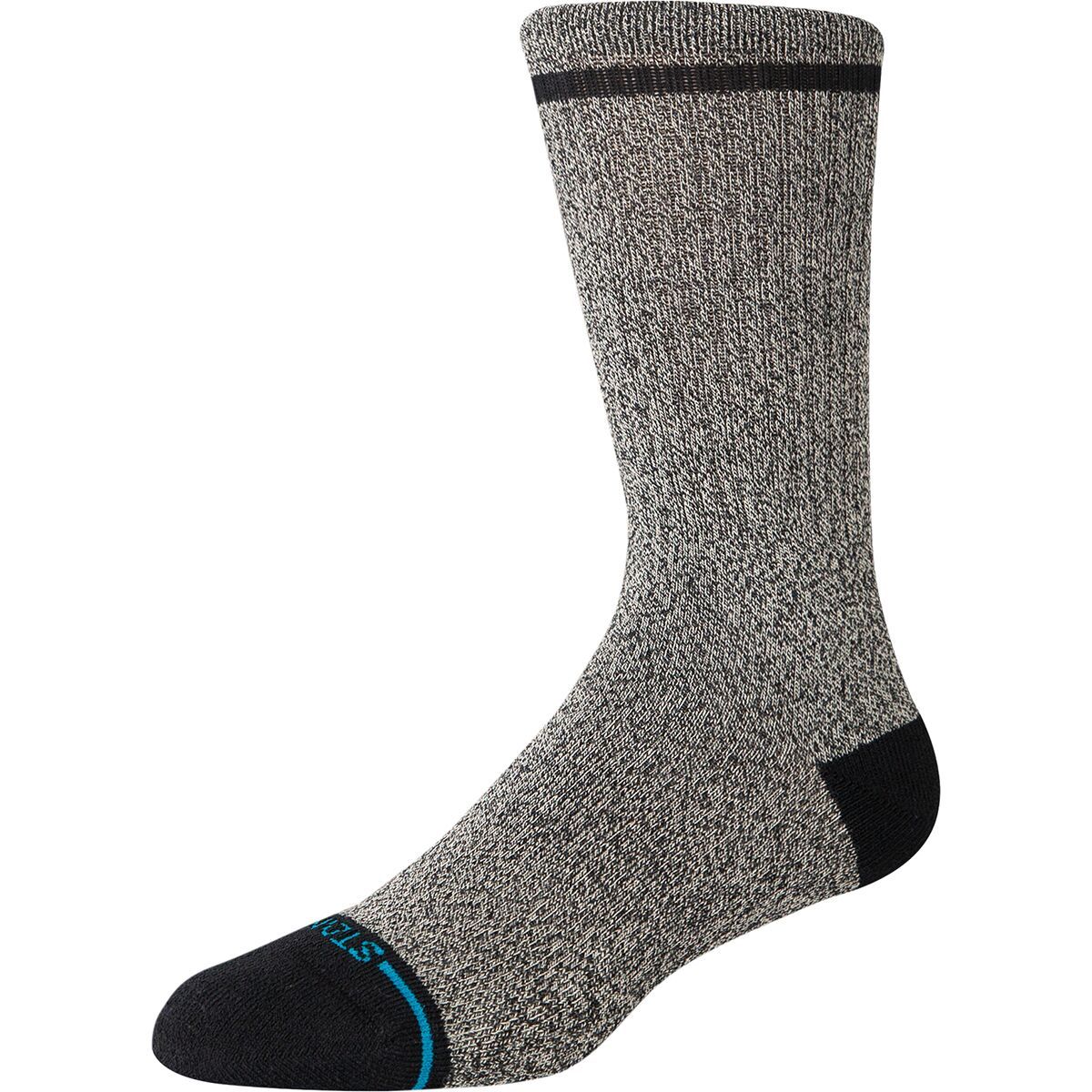 Stance Richard Crew Sock in Black - Size: Medium