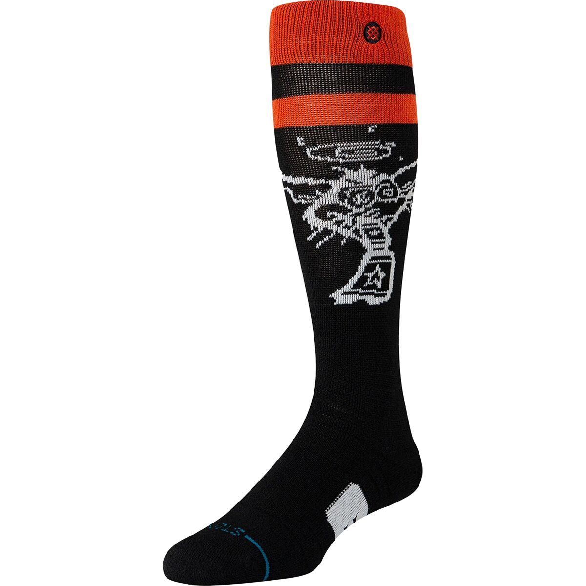 Stance Jill Perkins Snow Sock in Black - Size: Medium