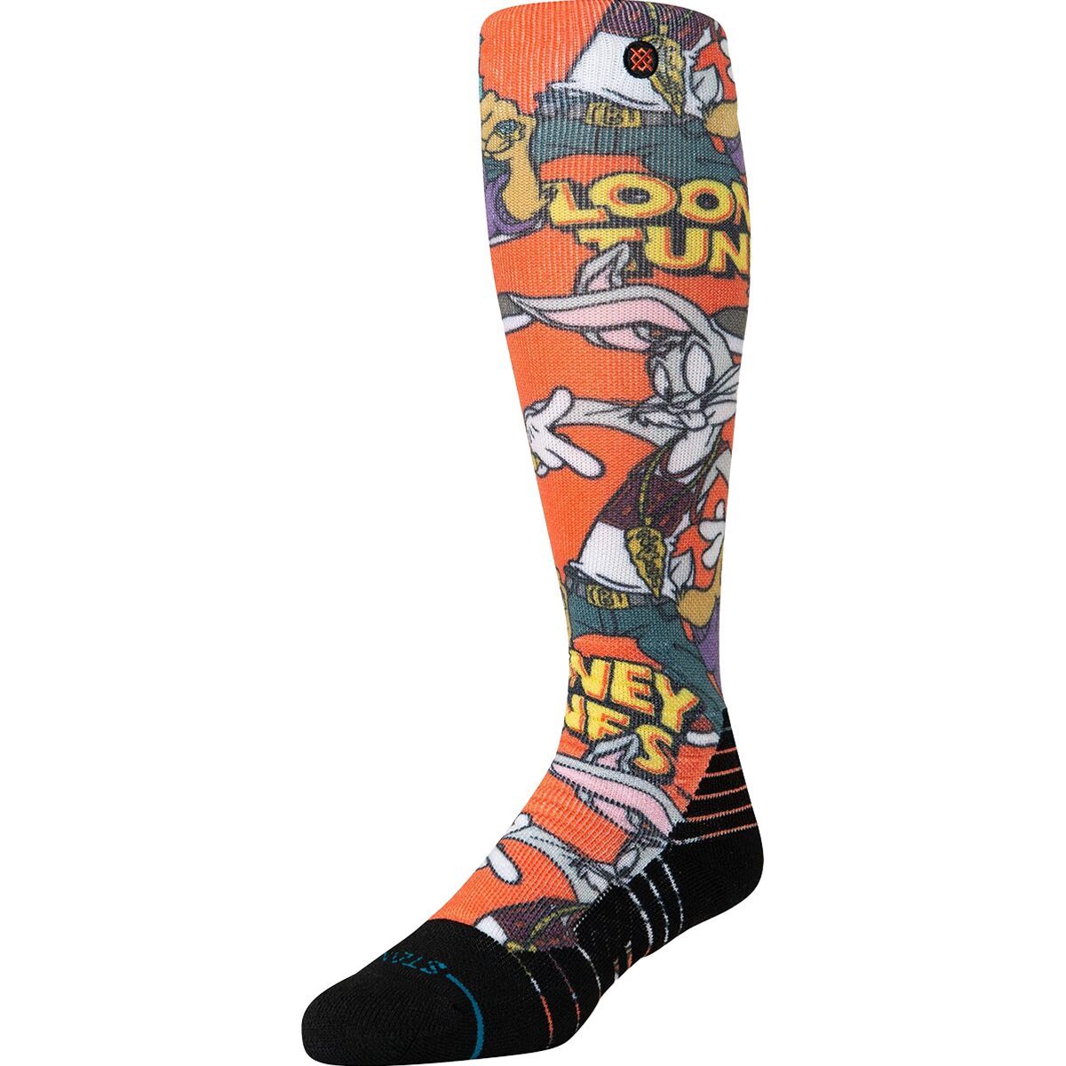 Stance Looney Mid Poly Snow Sock in Multi - Size: Medium