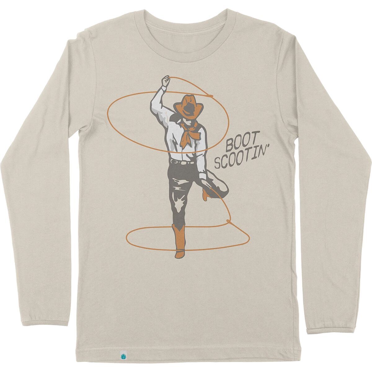 Sendero Provisions Co. Men's Boot Scootin' Long-Sleeve T-Shirt in Sand - Size: XL