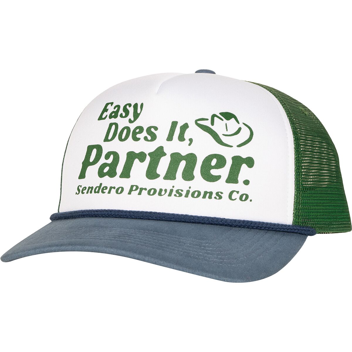 Sendero Provisions Co. Sendero Provisions Co. Easy Does It Hat in White / Green - $15.98 at Steep and Cheap