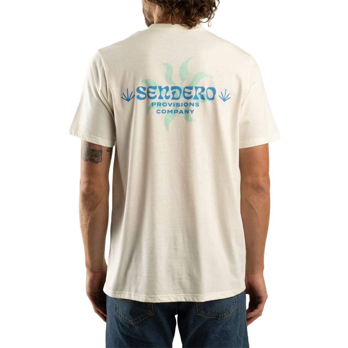 Sendero Provisions Co. Sol Vida T-Shirt in Vintage White - Size: Medium