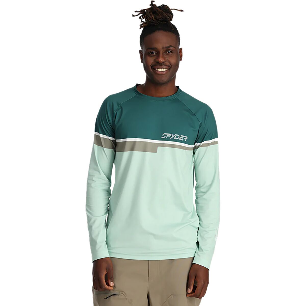Spyder Men's Pump Crew in Wintergreen - Size: XL