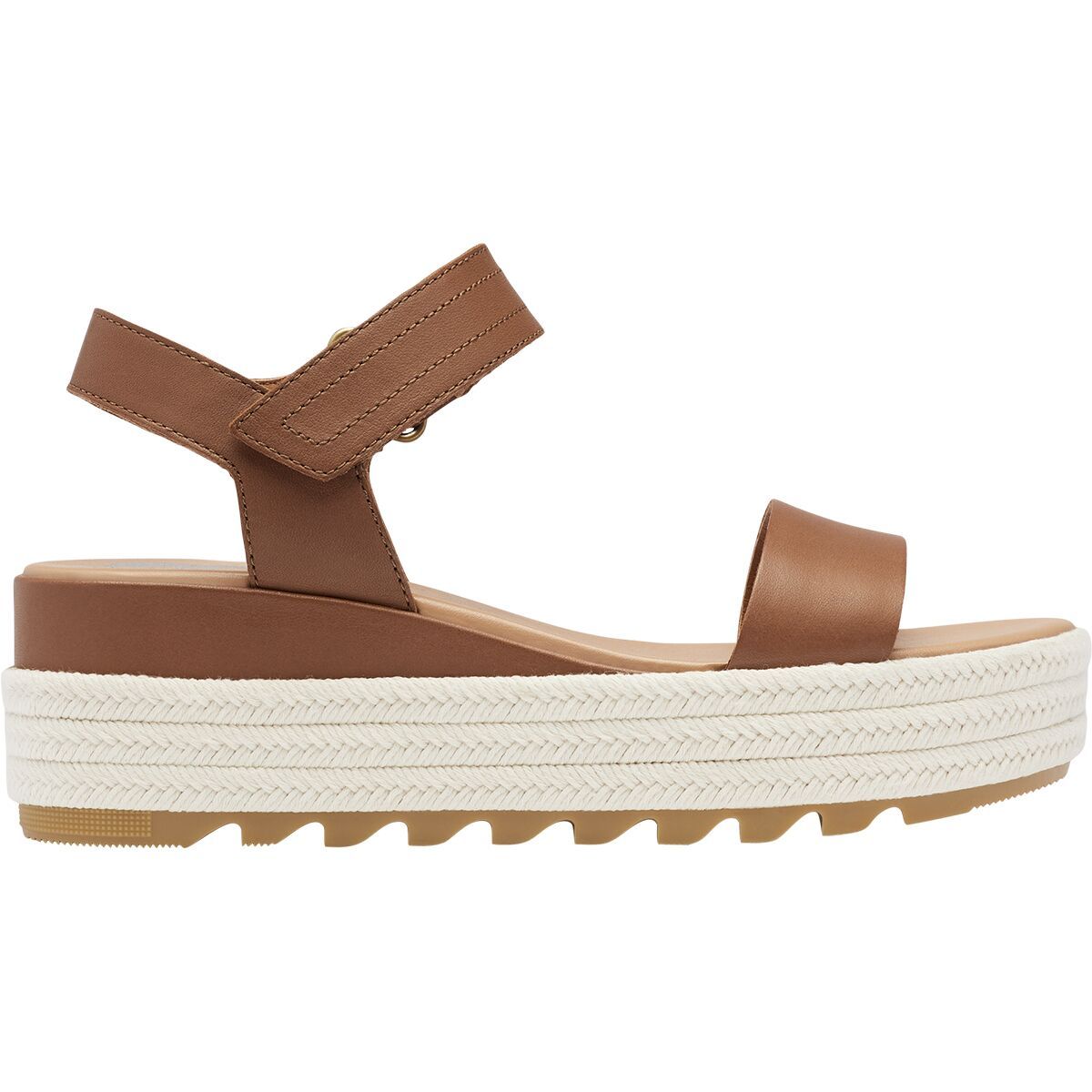 SOREL Women's Cameron Flatform Sandal in Canyon Gold / Gum 16 - Size: 6.5