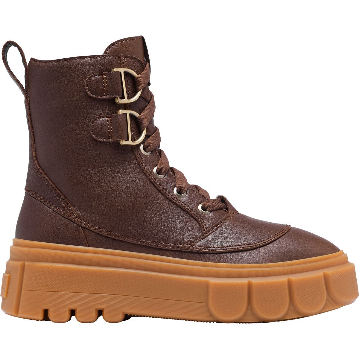 SOREL Women's Caribou X Lace WP Boot in Tobacco / Gum 10 - Size: 6.5