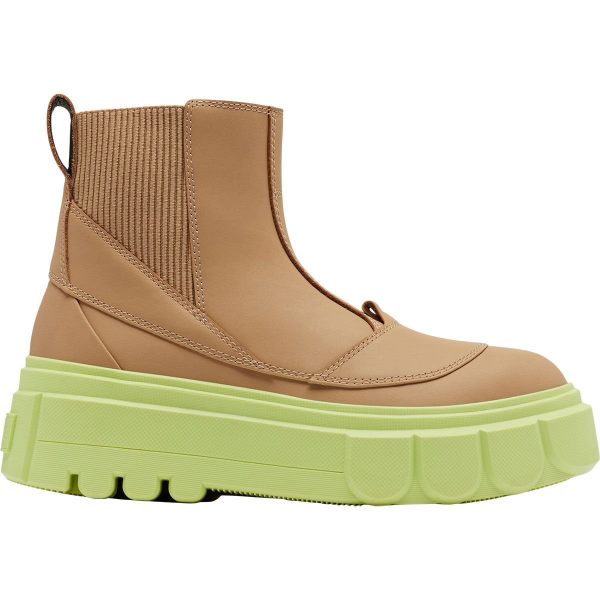 SOREL Women's Caribou X WP Chelsea Boot in Canoe / Tippet - Size: 9