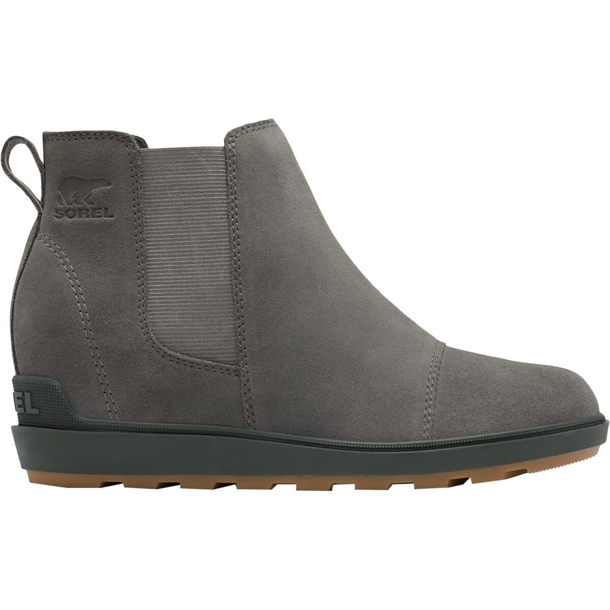 SOREL Women's Evie II Chelsea Boot in Black / Sea Salt - Size: 9.5
