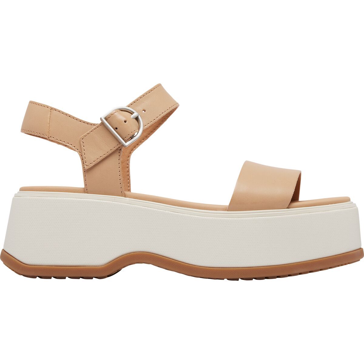 SOREL Women's Dayspring Ankle Strap Sandal in Chalk - Size: 10