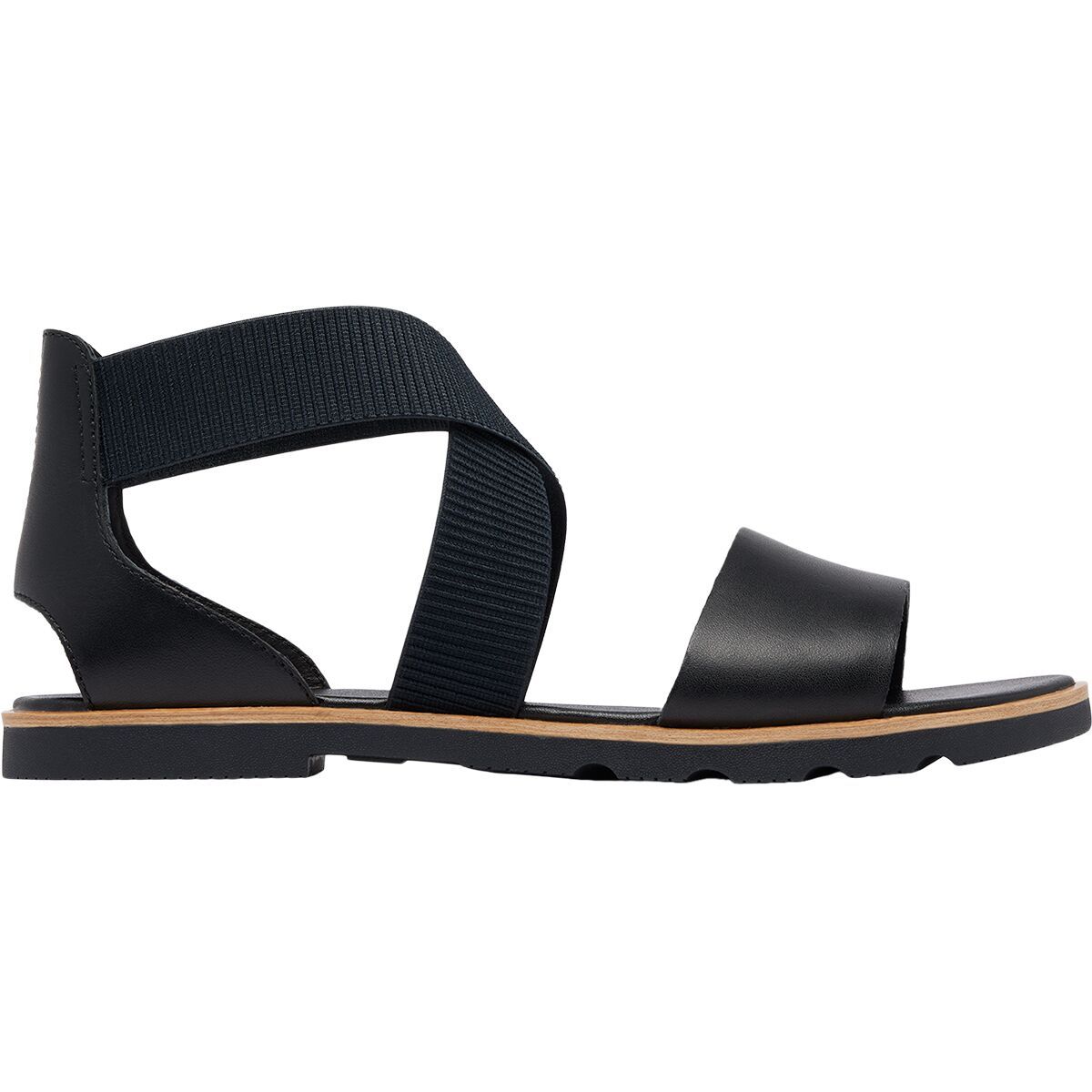 SOREL Women's Ella III Sandal in Black - Size: 10.5