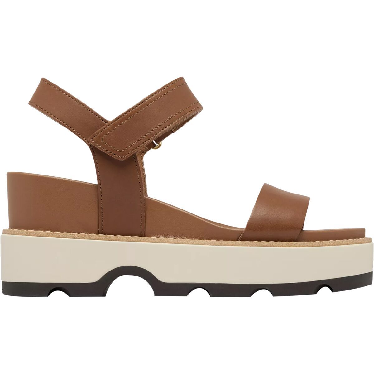 SOREL Women's Joanie IV Y Strap Wedge in Velvet Tan / Blackened Brown - Size: 9