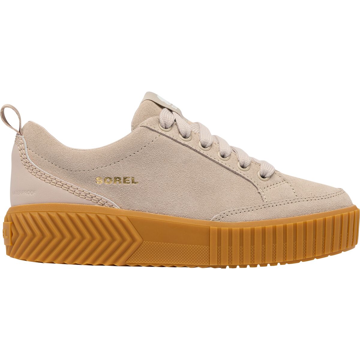 SOREL SOREL Women's Ona Ave Low Sneaker in Crushed Clay / Gum 2 - Size: 6 - $61.72 at Steep and Cheap