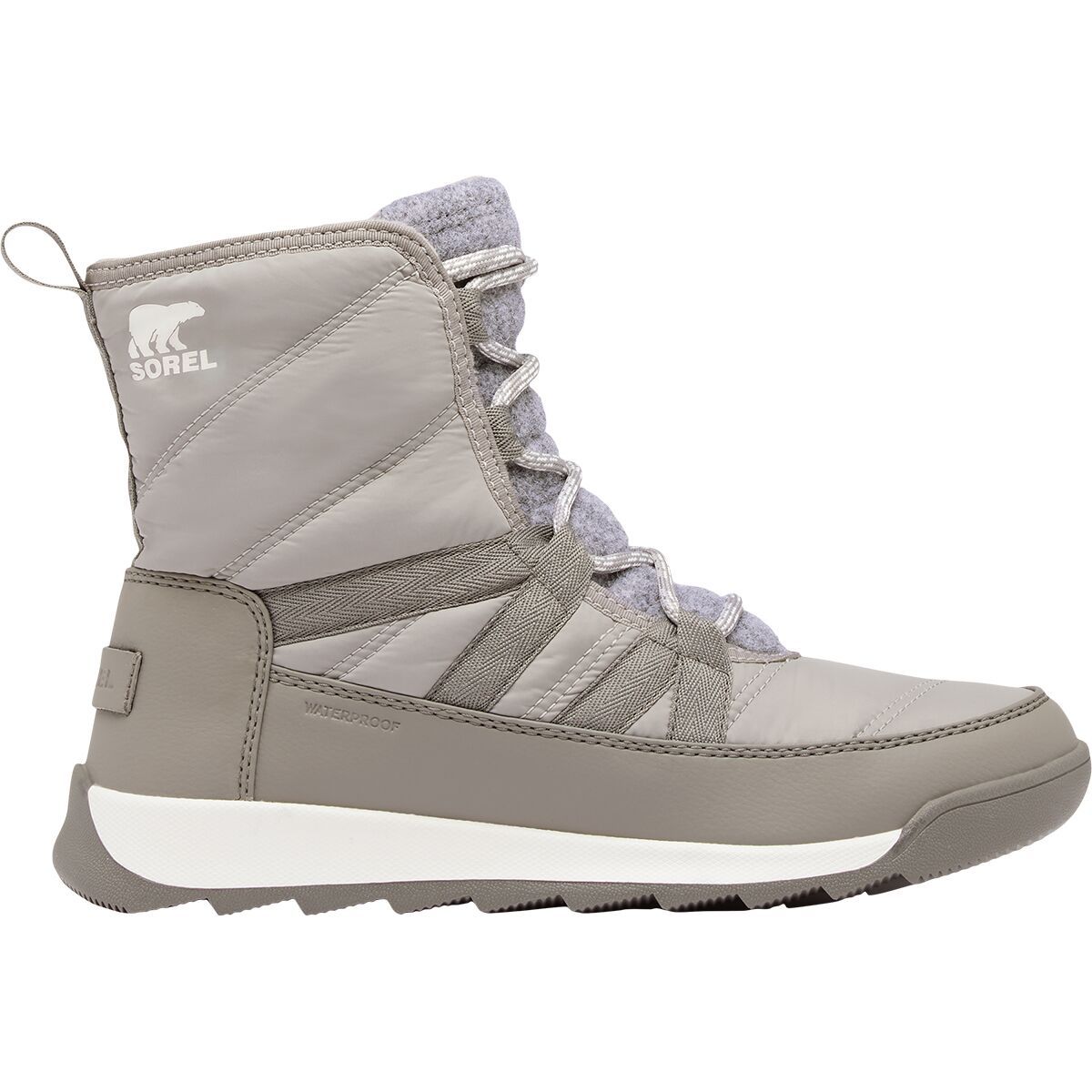 SOREL Women's Whitney II Plus Lace WP Boot in Black / Quarry - Size: 6