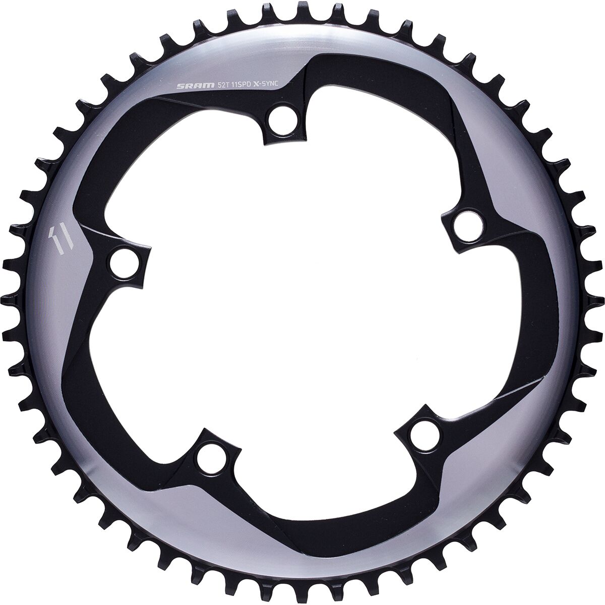 SRAM Force 1 X-Sync 11-speed Chainring - 2024 in Argon Grey - Size: 40T x 110BCD