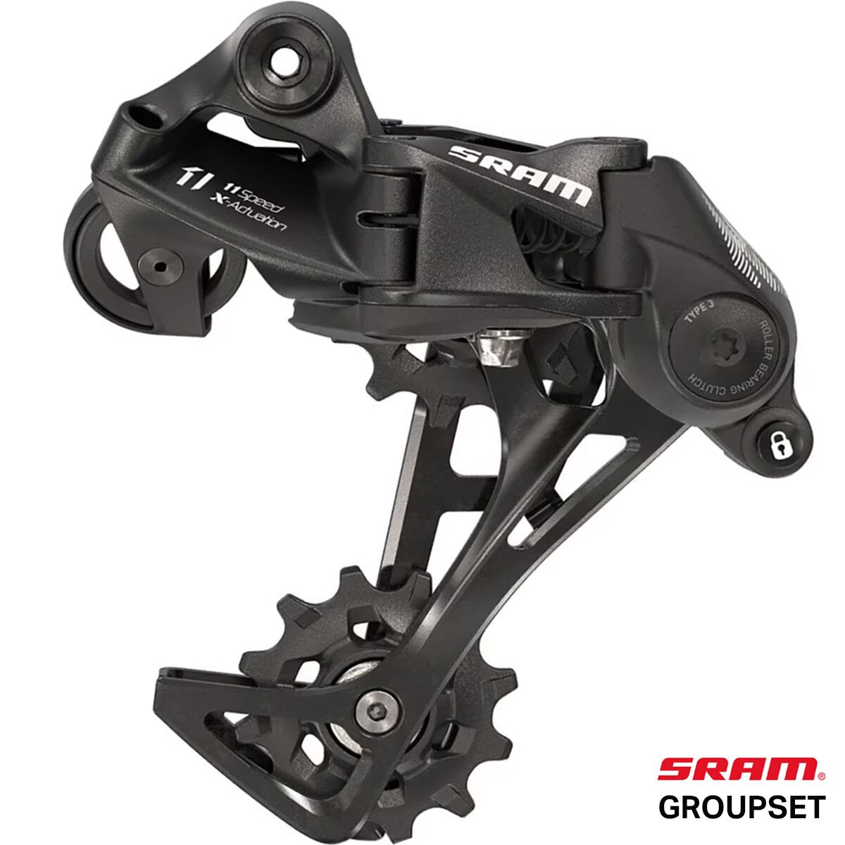 SRAM SRAM NX 1x11 Rear Derailleur in Black - Size: Long Cage - $82.65 at Steep and Cheap