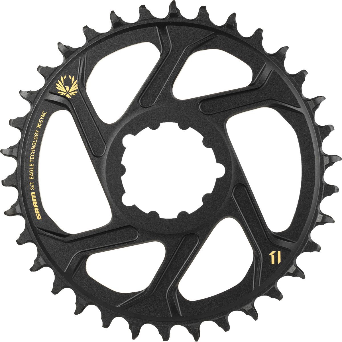 SRAM X-Sync 2 Eagle 12-Speed Direct Mount Chainring - Boost in Gold - Size: 32T/3mm Offset