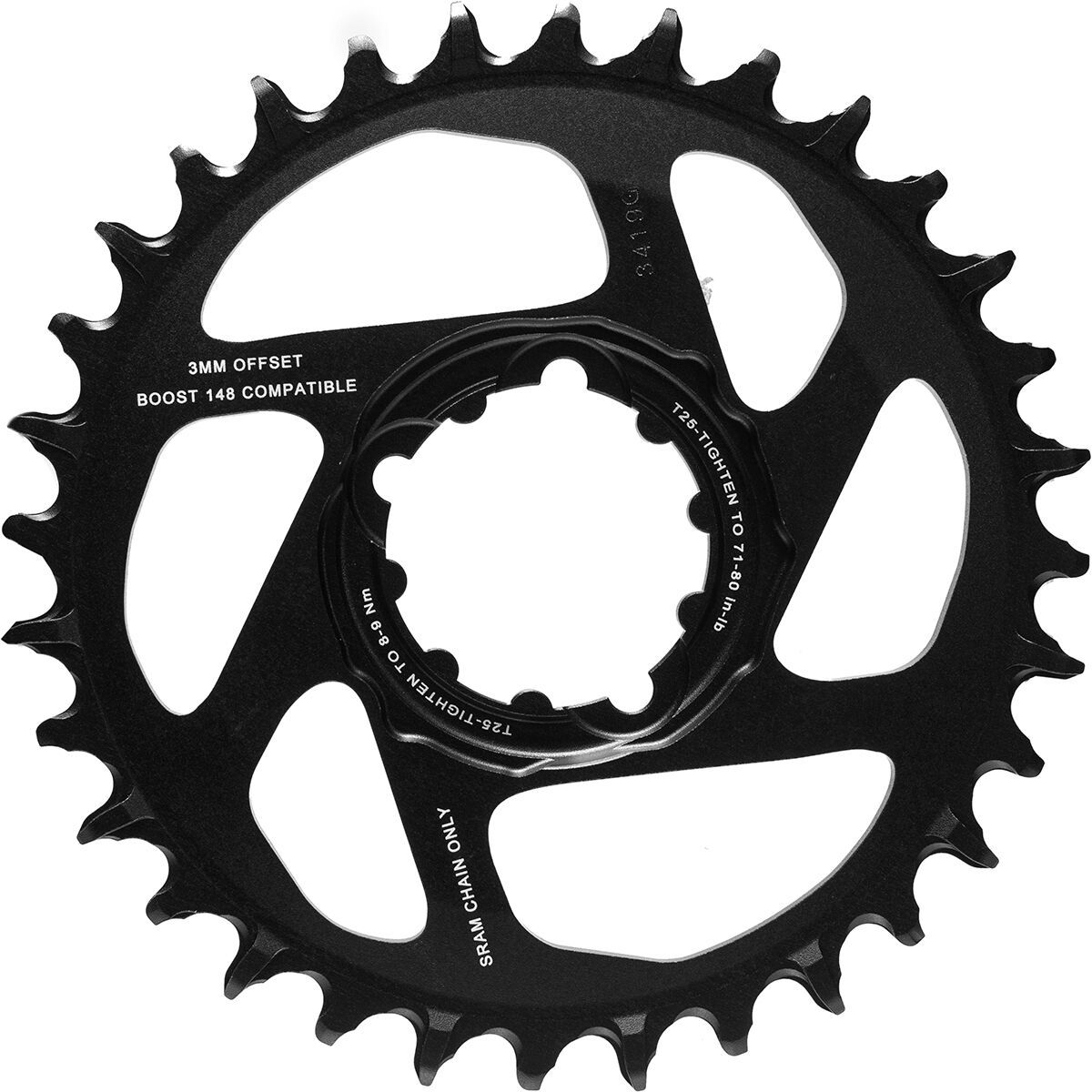 SRAM X-Sync 2 SL Direct Mount Chainring - Boost in Black / Gray - Size: 32T/3mm Offset