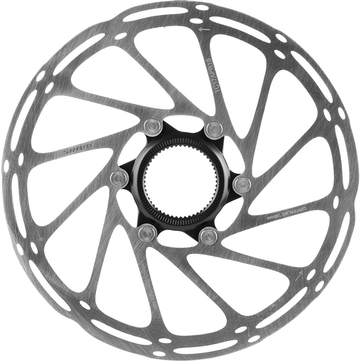 SRAM SRAM Centerline Rounded Rotor - Centerlock in Silver - Size: 180mm - $50.35 at Steep and Cheap