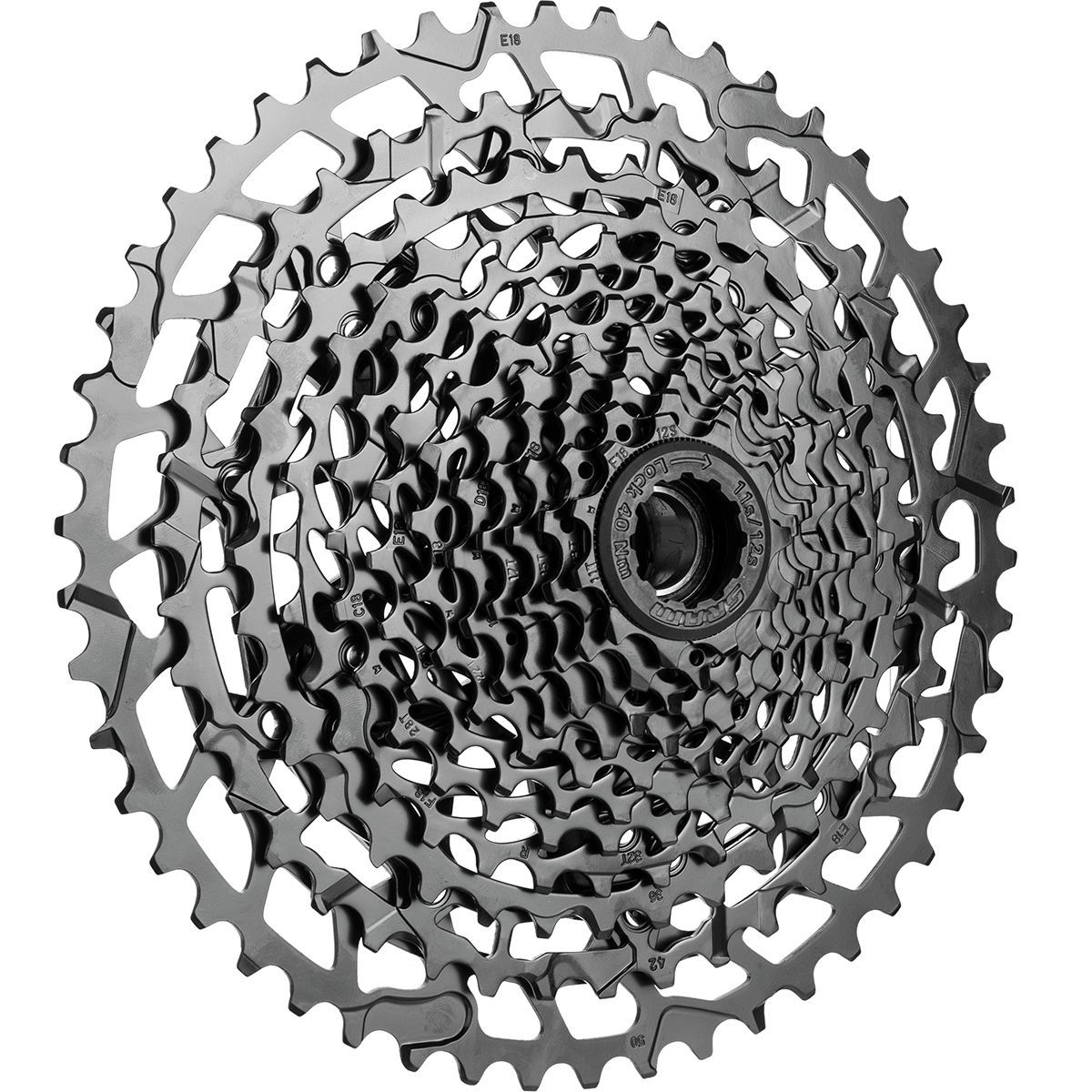 SRAM PG-1230 NX Eagle 12-Speed Cassette in Black - Size: 11-50t