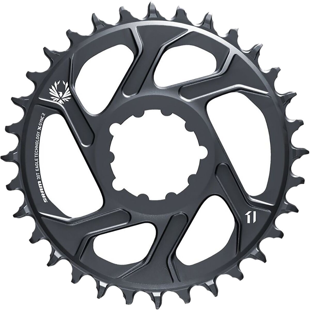 SRAM X-Sync 2 SL Direct Mount Chainring in Lunar Grey - Size: 32T/6mm Offset