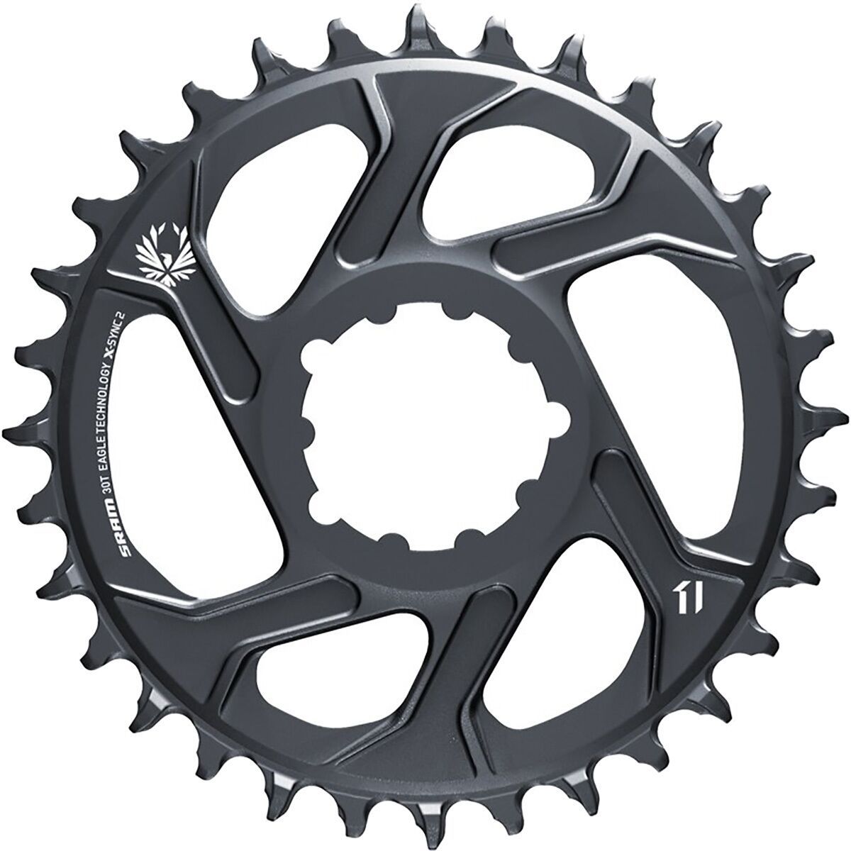 SRAM X-Sync 2 SL Direct Mount Chainring - Boost in Lunar Grey - Size: 32T/3mm Offset