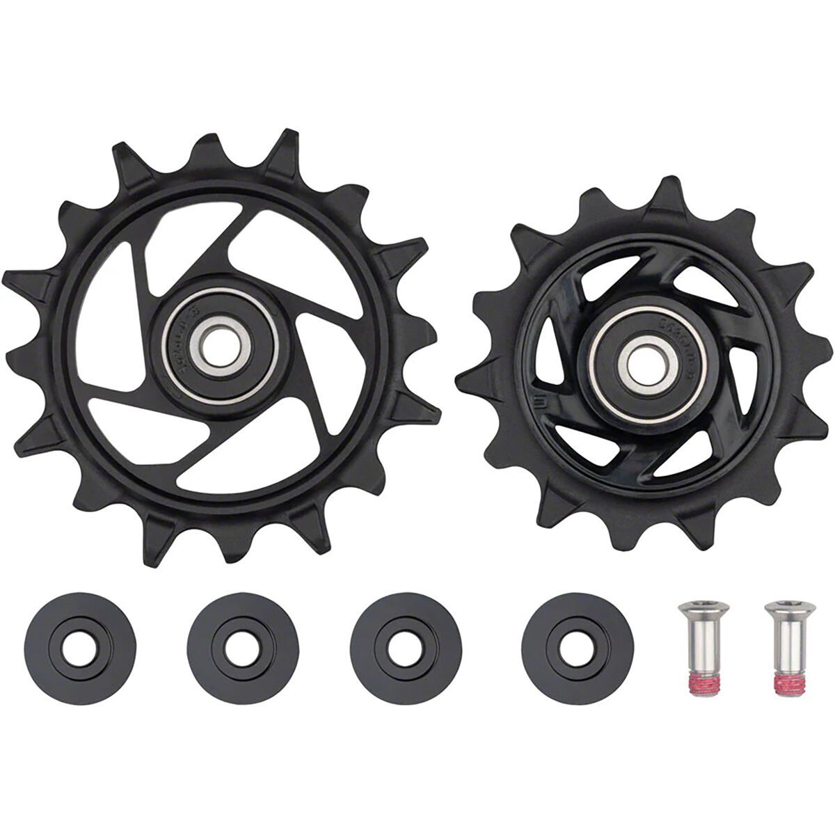 SRAM Eagle AXS Transmission Pulley Kit in Black - Size: XX/14t Upper/16t Lower